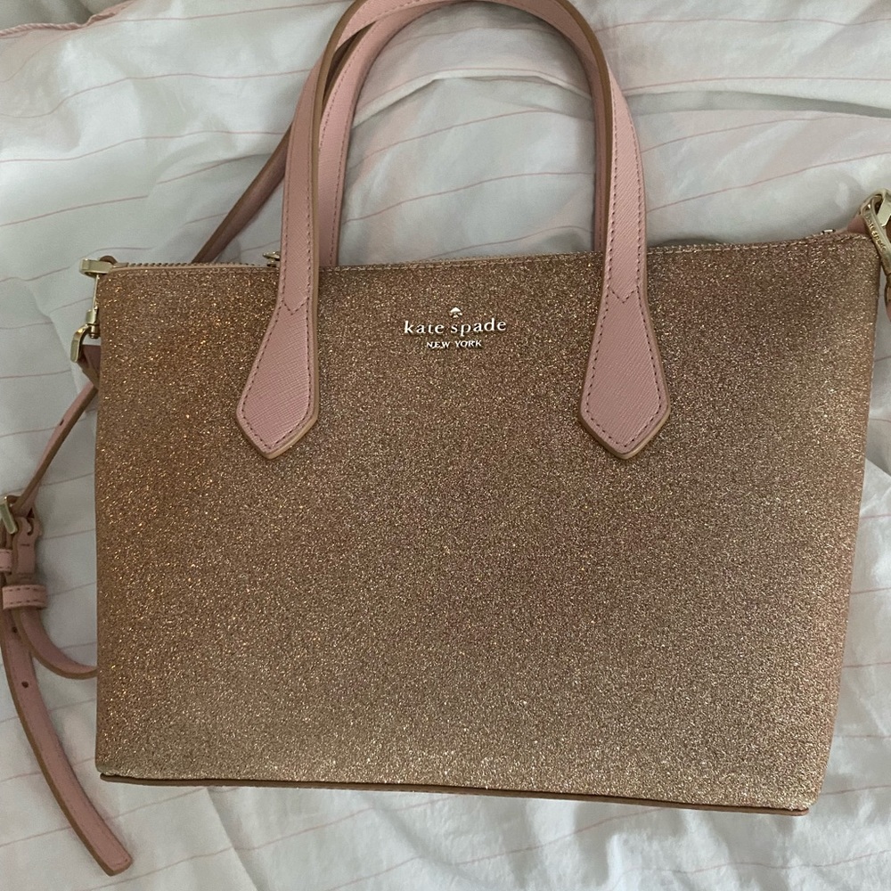 Kate spade rose gold crossbody! Amazing condition!